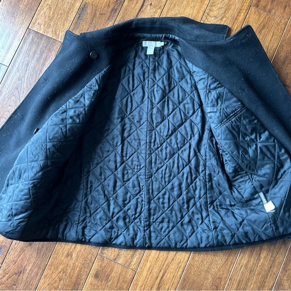 J. Crew Women's Black Peacoat wool cashmere - Picture 4 of 6